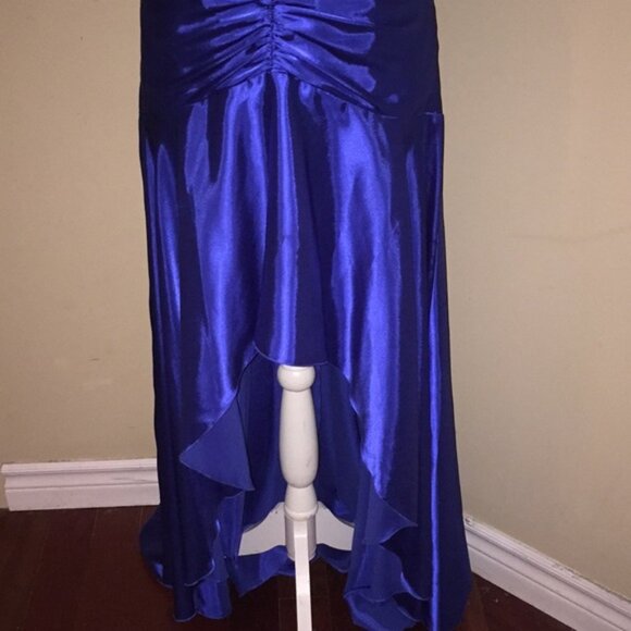 Jessica McClintock For Gunne Sax Cocktail Prom Graduation Dress Juniors Size 7 - Picture 4 of 11